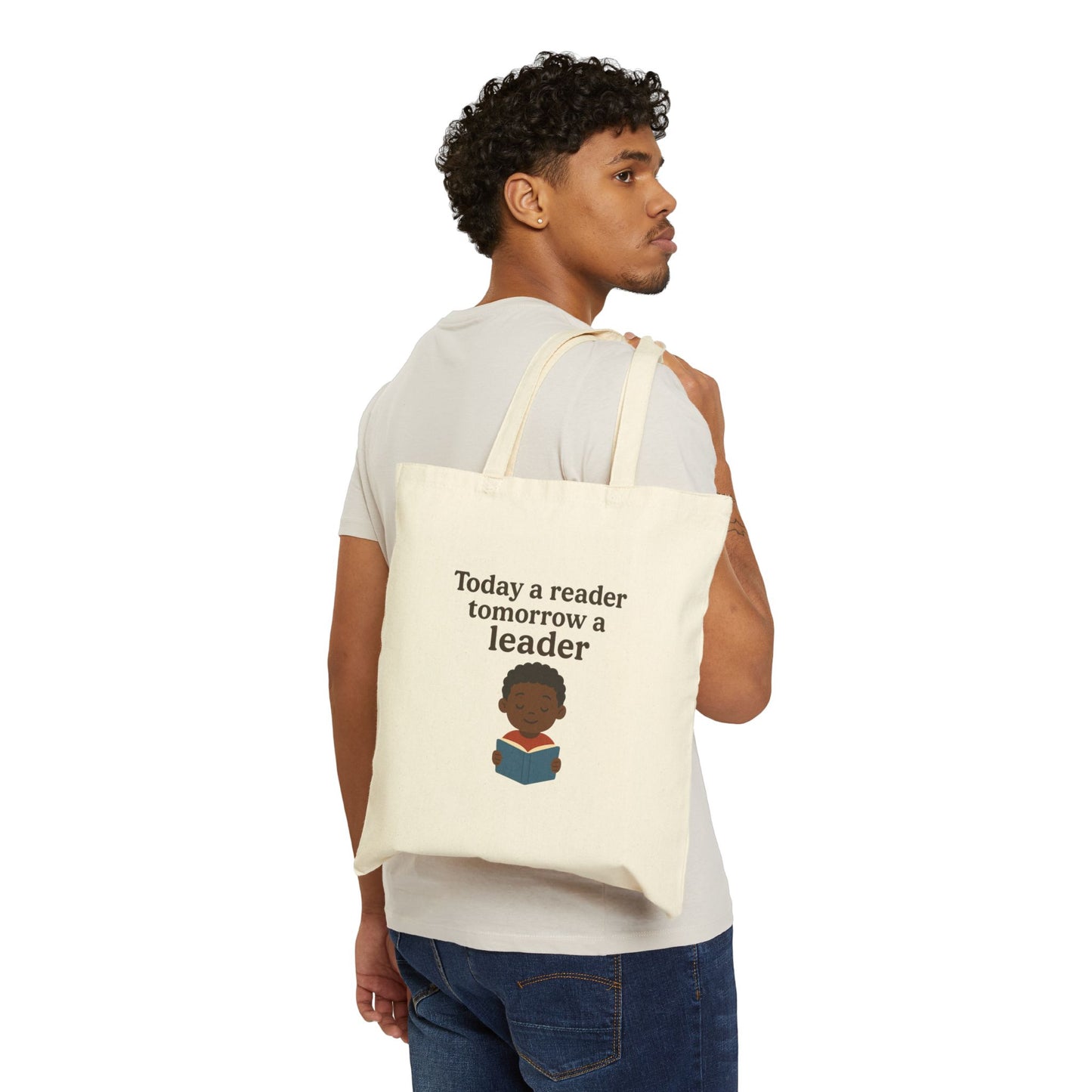 Inspirational Cotton Canvas Tote Bag - Motivational Gift for Readers, Eco-Friendly Shopping Bag, Book Lover's Accessory, Perfect for [...]