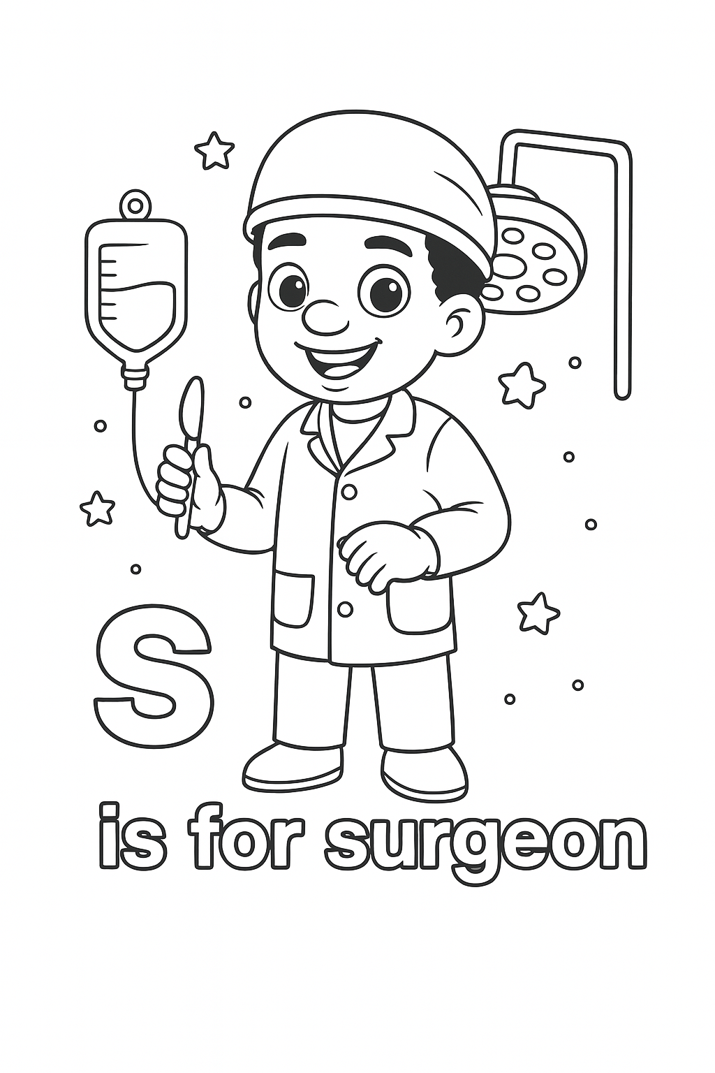 I’m Going Places: Alphabet of Careers A–Z Coloring Book
